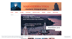 Desktop Screenshot of mahasiddhayoga.com